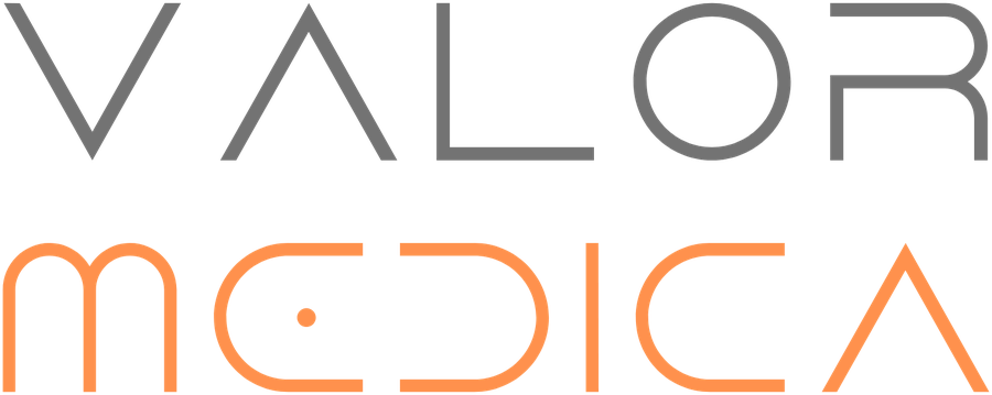 Valor Medica logo — the words VALOR MEDICA set in a thin geometric typeface